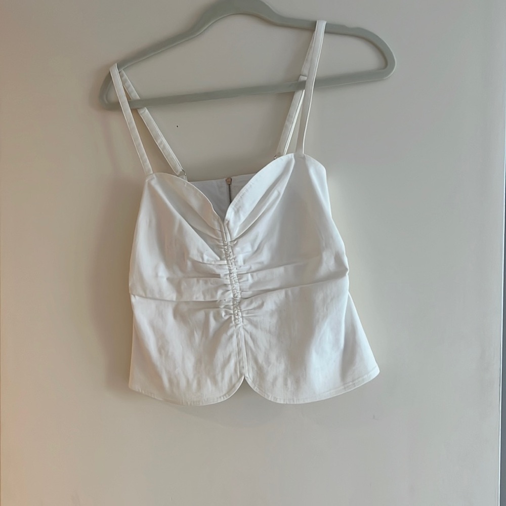 ALC white corset top